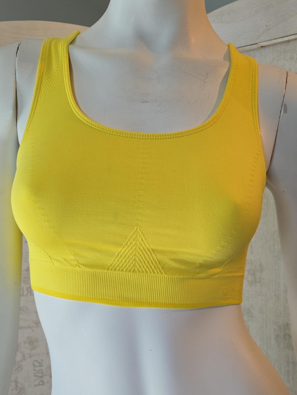 Champion Seamless Racerback Sports Bra - Yellow